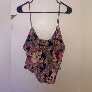 Vintage circa 2000 floral top or lingerie top